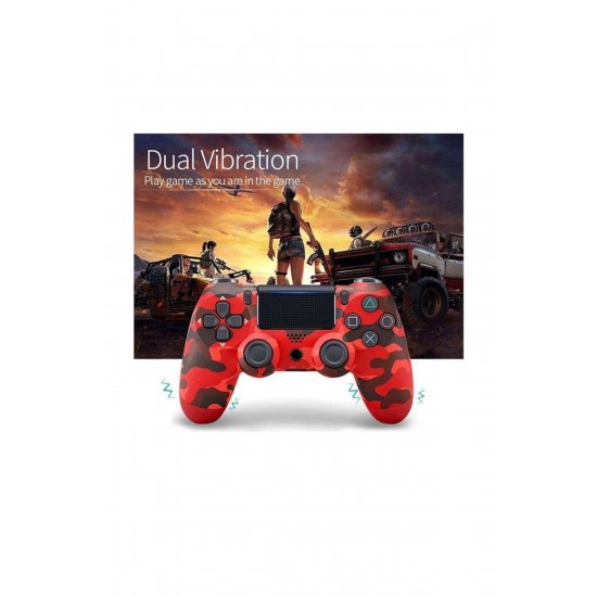 Χειριστήρια Doubleshock Wireless Gamepad για PS 4 Red Camouflage Χειριστήρια Doubleshock Wireless Gamepad για PS 4 Red Camouflage