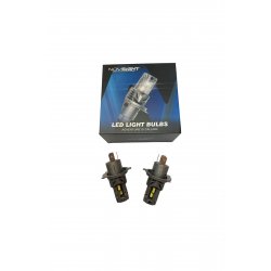 Πάνω και κάτω Σετ 2 προβολέων LED H4 9006 LED 12V/24V 90W 20000LM 6500K IP68 A500 N63 NOVSIGHT 2 X 45W