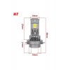 Λαμπτήρες LED 2 ΤΕΜ H7 Gen4 2x28w/4.500lm 6000K XZ