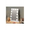 Καθρέφτης μακιγιάζ αφής 12 LED 30x40cm HYH-170 Λευκός