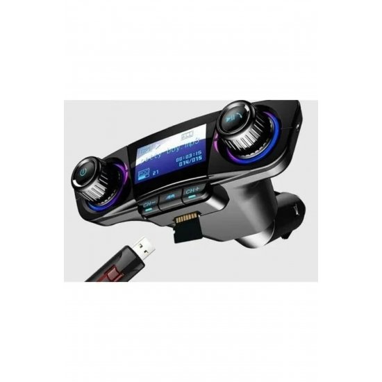 Πομπός FM, φορτιστής αυτοκινήτου 2xUSB, BT hands free BT06