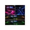 Διακοσμητικός φωτισμός LED RGB 110cm Καμπίνα αυτοκινήτου USB με τηλεχειριστήριο HW-0401