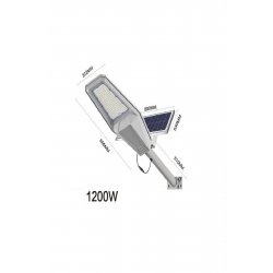 Solar Street Light 1200W με Τηλεχειριστήριο IP67 JT-ZJTZ-1200W