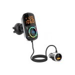 Πομπός, φορτιστής αυτοκινήτου USB, BT hands free BC71 FM