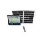 Led Waterproof Solar Floodlight 2000W με 2 Πάνελ και Τηλεχειριστήριο Rixme RL.X-2000W