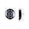 Στρογγυλός προβολέας αυτοκινήτου LED 8,6″ 12 LED 12-24V JN-2853-94