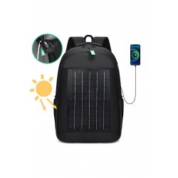 Solar Backpack Μαύρο – Solar Backpack