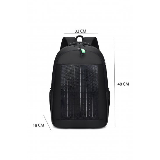 Solar Backpack Μαύρο – Solar Backpack