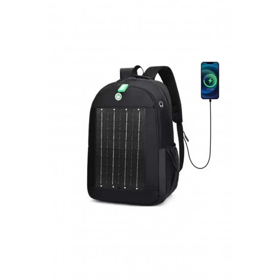 Solar Backpack Μαύρο – Solar Backpack