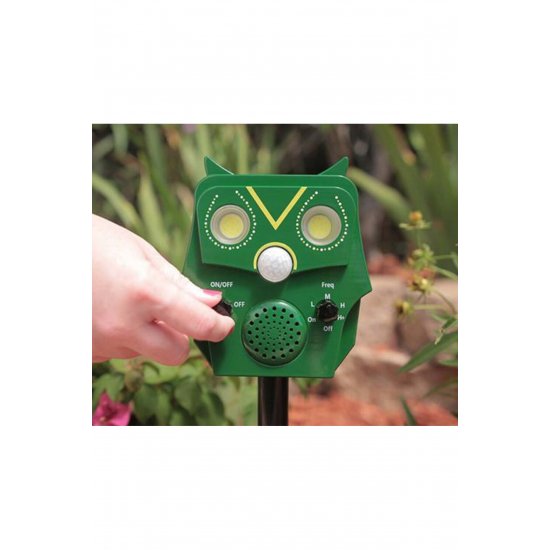 Owl Guard Garden Spike Repellent με υπερήχους & αισθητήρα κίνησης