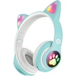 Freemotion B585 Wireless On Ear Gaming Headset με σύνδεση Bluetooth Green