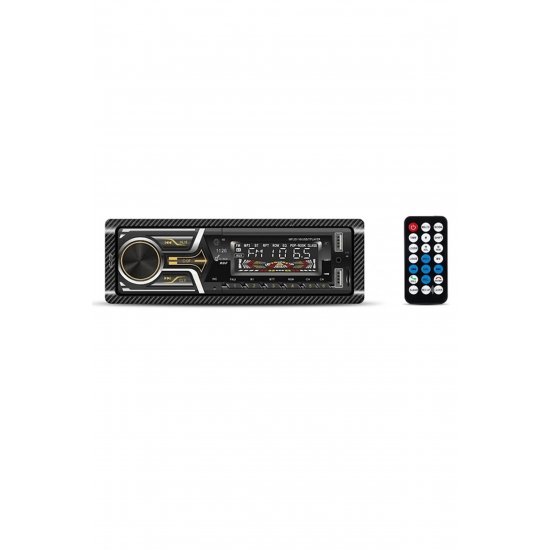 Ραδιόφωνο αυτοκινήτου 1DIN με Bluetooth USB SD και τηλεχειριστήριο 60W x4 TP-1126