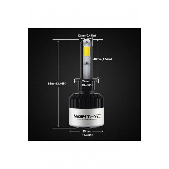 Λαμπτήρες LED 2 ΤΕΜ 36W 4500LM H1 9-32V 6500K A315 S2