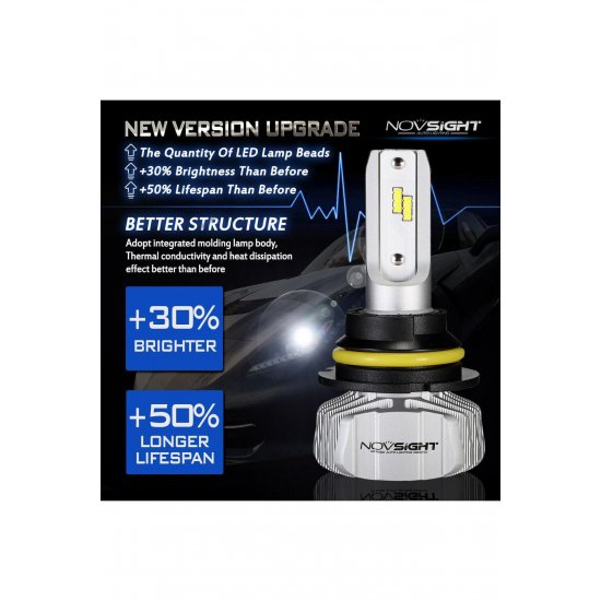 Λαμπτήρες LED 2 ΤΕΜ 25W 5000LM N15-H7 6500K