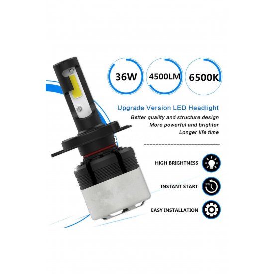 Λαμπτήρες LED 2TMX-36W 4.500LM 6500K A404-F2A-H4 -Novsight