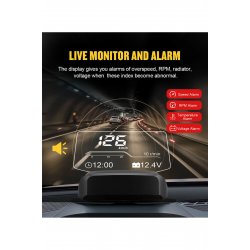 X500 Οθόνη HUD αυτοκινήτου OBD.