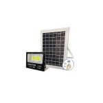Ηλιακός προβολέας LED 150 Watt με φωτοβολταϊκό πάνελ και τηλεχειριστήριο -