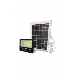 Ηλιακός προβολέας LED 150 Watt με φωτοβολταϊκό πάνελ και τηλεχειριστήριο -