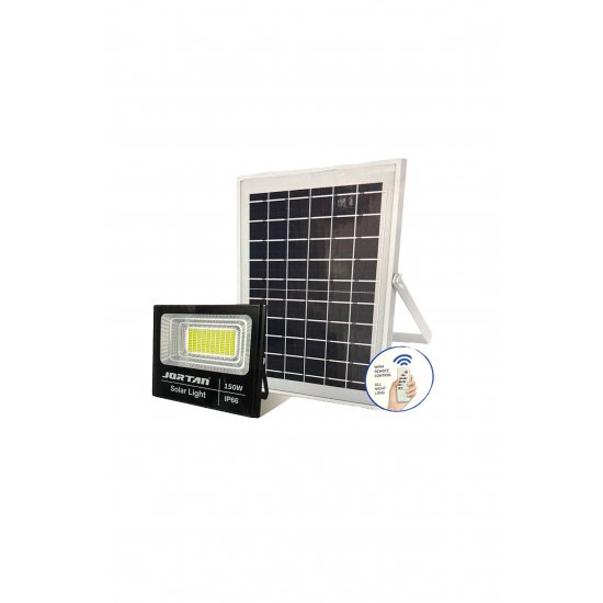 Ηλιακός προβολέας LED 150 Watt με φωτοβολταϊκό πάνελ και τηλεχειριστήριο - Ηλιακός προβολέας LED 150 Watt με φωτοβολταϊκό πάνελ και τηλεχειριστήριο -