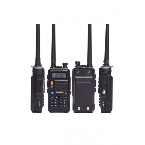 Ασύρματος πομποδέκτης UV-9S UHF/VHF 5W Μαύρο.