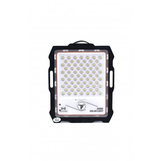 Ηλιακός προβολέας LED 200W IP67 με τηλεχειριστήριο MJ-D902 – Μαύρο
