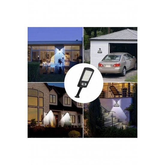 Αδιάβροχο Solar Floodlight 225 SMD LED - Φωτισμός δρόμου με τηλεχειριστήριο, ανιχνευτής κίνησης,