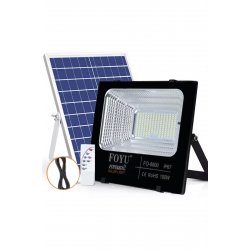 Solar Floodlight Αδιάβροχο 100W με ηλιακό πάνελ, τηλεχειριστήριο και χρονοδιακόπτη FO-8800-OEM