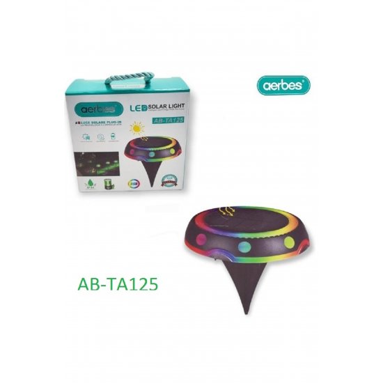 Ηλιακό φως LED RGB γείωσης AB-TA125 - OEM