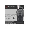 Ασύρματος πομποδέκτης W1 UHF/VHF 5W χωρίς οθόνη, επάνω και κάτω σετ 20 τεμαχίων
