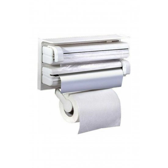Επιτοίχιο Ρολό Organizer Πλαστικό Λευκό 38x25x10cm