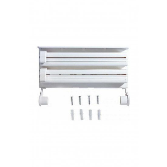 Επιτοίχιο Ρολό Organizer Πλαστικό Λευκό 38x25x10cm