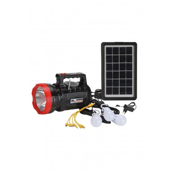 Solar System AT-X9 Sound φωτιστικόing & Charging Μαύρο - OEM