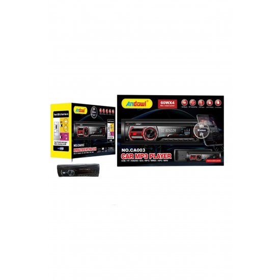 Ηχοσύστημα αυτοκινήτου CA003 Universal 1DIN (Bluetooth/AUX)