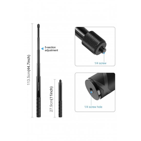 GoPro Selfie Stick για μοτοσυκλέτα και ποδήλατο PU817
