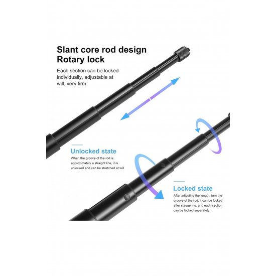 GoPro Selfie Stick για μοτοσυκλέτα και ποδήλατο PU817