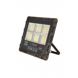 Solar LED Floodlight 800W White 6000K με τηλεχειριστήριο -