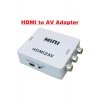 HDMI2AV Μετατροπέας HDMI από θηλυκό σε RCA θηλυκό Λευκό