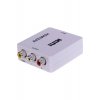 HDMI2AV Μετατροπέας HDMI από θηλυκό σε RCA θηλυκό Λευκό