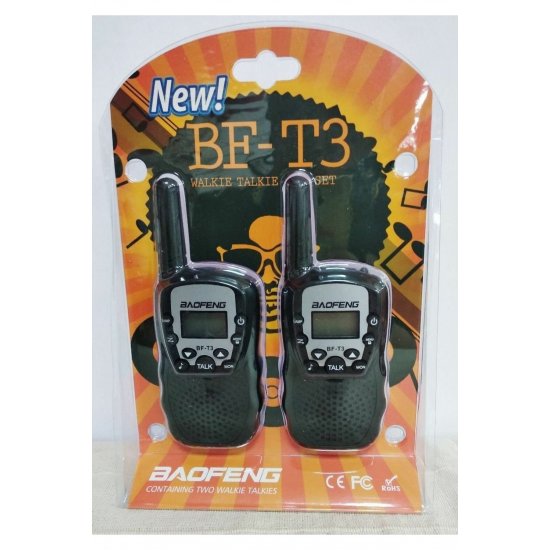 Παιδικό ασύρματο Walkie Talkie με μονόχρωμη οθόνη, επάνω και κάτω σετ 2 τεμαχίων