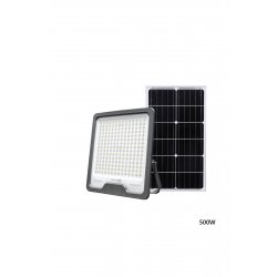 Αδιάβροχος Ηλιακός Προβολέας 500W με Πάνελ Led PI66 T105