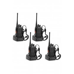 Ασύρματος πομποδέκτης H1 UHF/VHF 5W χωρίς οθόνη 4 τμχ