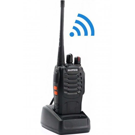 Ασύρματος πομποδέκτης H1 UHF/VHF 5W χωρίς οθόνη 4 τμχ
