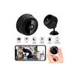 Mini WiFi HD κάμερα, Απομακρυσμένη παρακολούθηση βίντεο, νυχτερινή όραση, ανίχνευση κίνησης, υποδοχή MicroSD