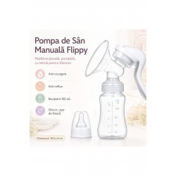 San pompa, epandamel, manual, χωρητικότητας 150 ml, φορητό για μπιμπερό, mov