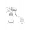 San pompa, epandamel, manual, χωρητικότητας 150 ml, φορητό για μπιμπερό, mov