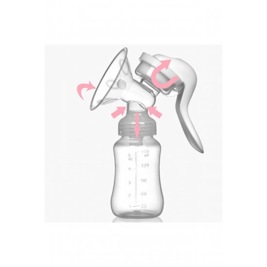 San pompa, epandamel, manual, χωρητικότητας 150 ml, φορητό για μπιμπερό, mov