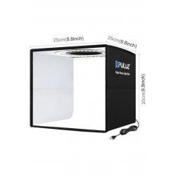 Πτυσσόμενο Photography Studio Photo Box Lighted 25x25x25cm Κωδικός: PU5025B Πτυσσόμενο Photography Studio Photo Box Lighted 25x25x25cm Κωδικός: PU5025B