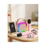 K12 Karaoke System Πάνω και Κάτω Σετ με 2 Ασύρματα Μικρόφωνα + Παιδική Κάμερα