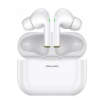 T29 Ακουστικά Bluetooth Handsfree για εσωτερικό αυτί με αντίσταση στον ιδρώτα και θήκη φόρτισης Λευκό