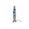 Lava Lamp διακοσμητικό φωτιστικό 34,5cm ασημί για χαλαρωτική ατμόσφαιρα CH00111